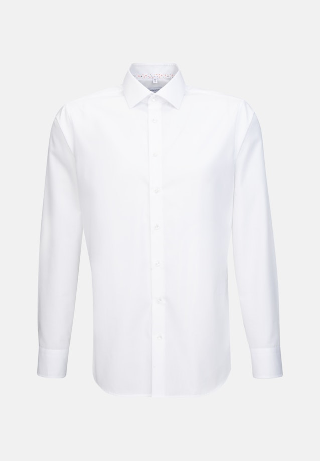 Non-iron Structure Business Shirt in Slim with Kent-Collar in White |  Seidensticker Onlineshop