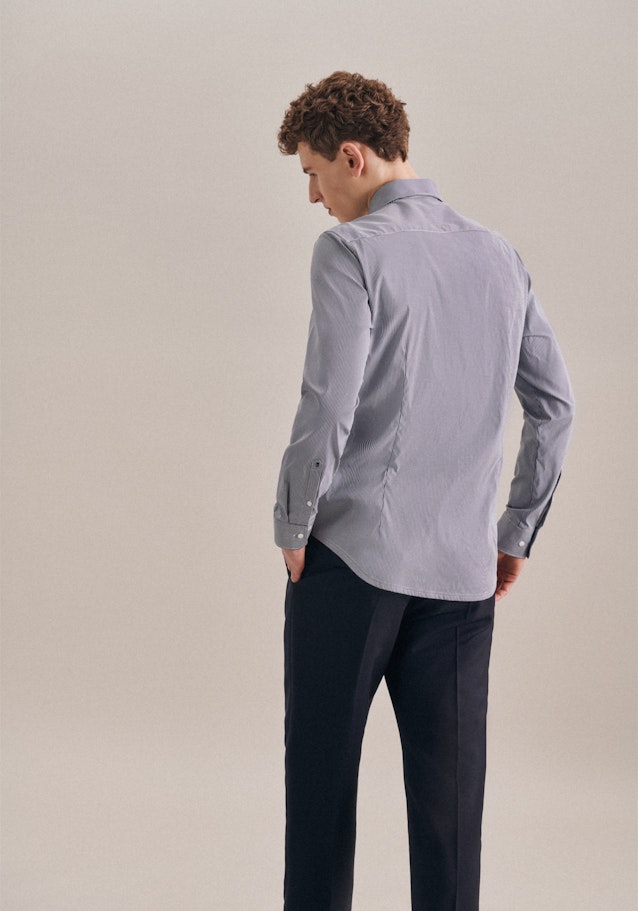 Easy-iron Performance shirt in Slim with Kent-Collar in Dark Blue |  Seidensticker Onlineshop