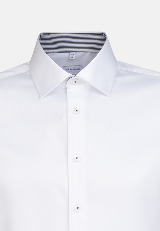 Slim Business Hemd Uni in Weiß |  Seidensticker Onlineshop