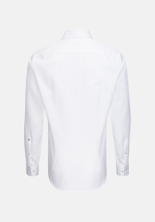 Easy-iron Twill Business Shirt in Slim with Kent-Collar in White |  Seidensticker Onlineshop