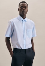 Regular Chemise Business uni in Bleu Moyen |  Seidensticker Onlineshop