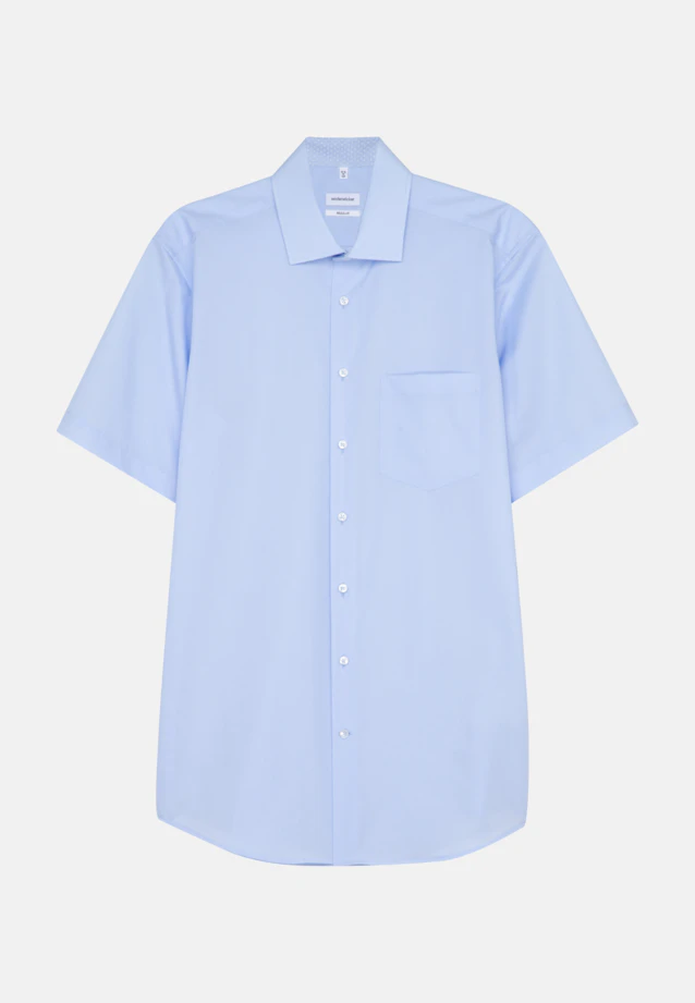 Regular Chemise Business uni in Bleu Moyen |  Seidensticker Onlineshop