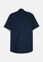 Shaped Oxfordhemd Print in Dunkelblau |  Seidensticker Onlineshop