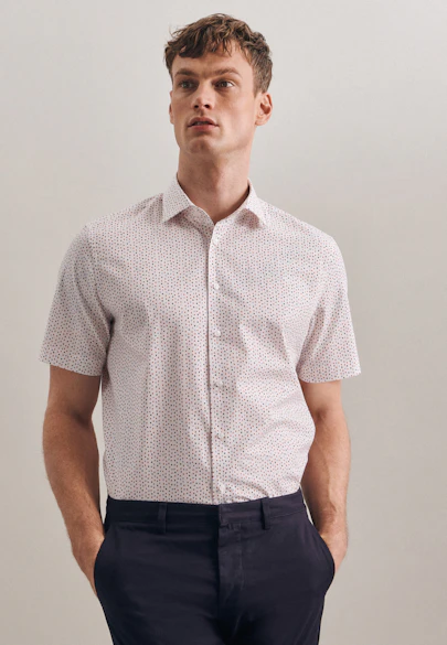 Slim Chemise Business Imprimé in Rouge |  Seidensticker Onlineshop