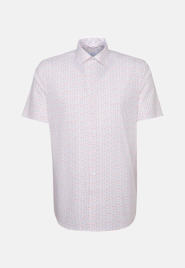Poplin Short sleeve Business Shirt in Slim with Kent-Collar in Red |  Seidensticker Onlineshop