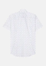 Slim Oxfordhemd Print in Weiß |  Seidensticker Onlineshop