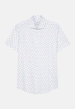 Slim Oxfordhemd Print in Weiß |  Seidensticker Onlineshop