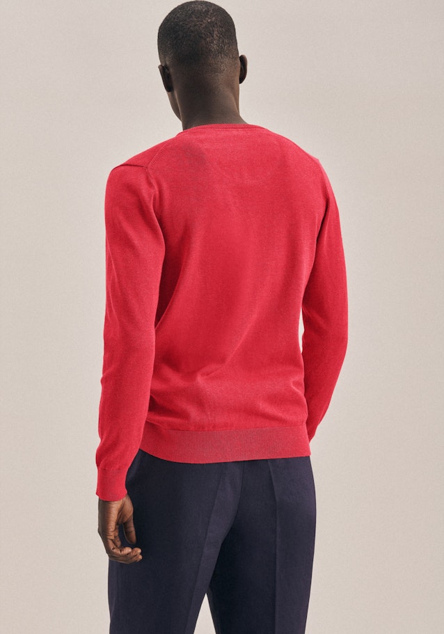 V-Neck Pullover in Red |  Seidensticker Onlineshop