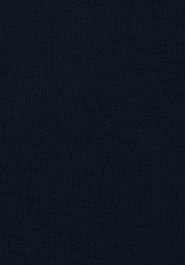 Gerader Schnitt (Normal-Fit) Pullover Imprimé in Bleu Foncé | Seidensticker Onlineshop