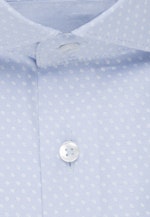 Shaped Oxfordhemd Druck in Hellblau |  Seidensticker Onlineshop