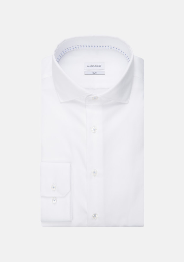 Slim Business Hemd Uni in Weiß | Seidensticker Onlineshop