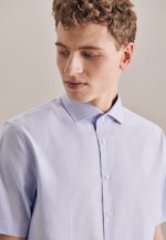 Slim Oxfordhemd Druck in Hellblau |  Seidensticker Onlineshop