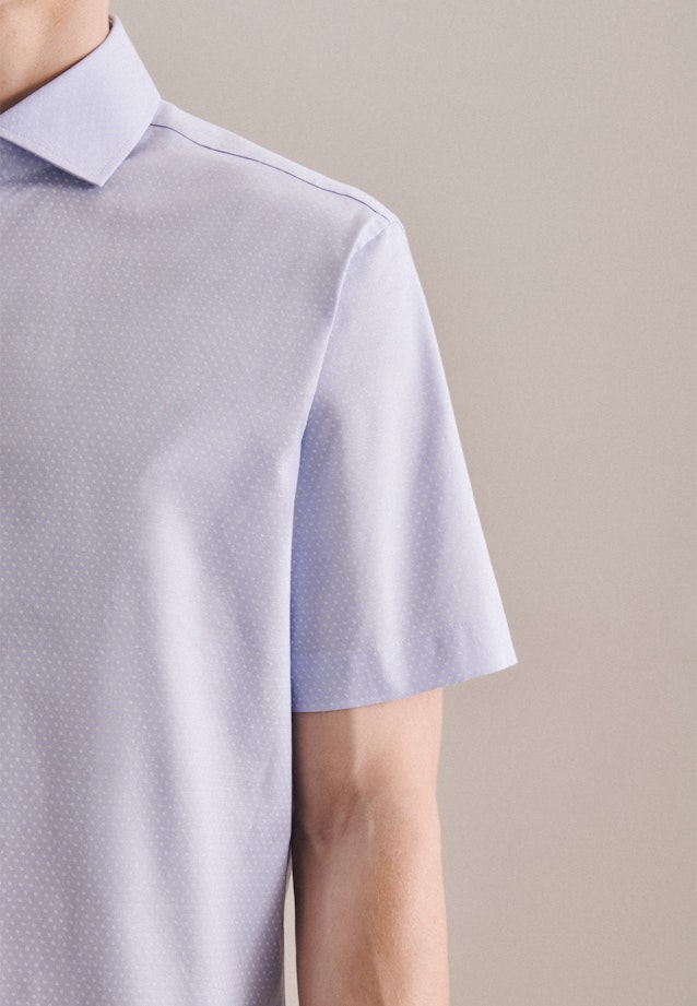 Slim Oxfordhemd Druck in Hellblau |  Seidensticker Onlineshop