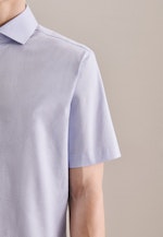 Slim Oxfordhemd Druck in Hellblau |  Seidensticker Onlineshop