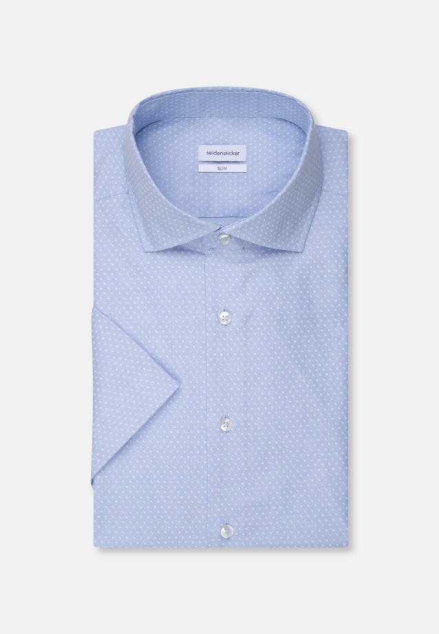 Slim Chemise oxford Imprimé in Bleu Clair |  Seidensticker Onlineshop