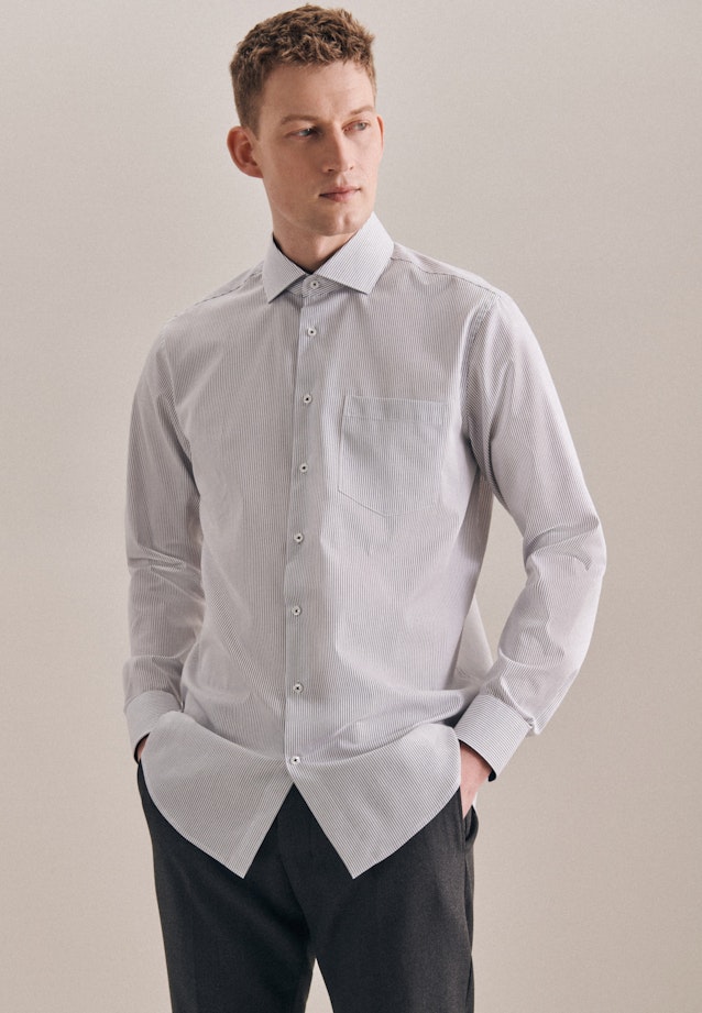 Regular Chemise Business A Rayures in Blanc |  Seidensticker Onlineshop