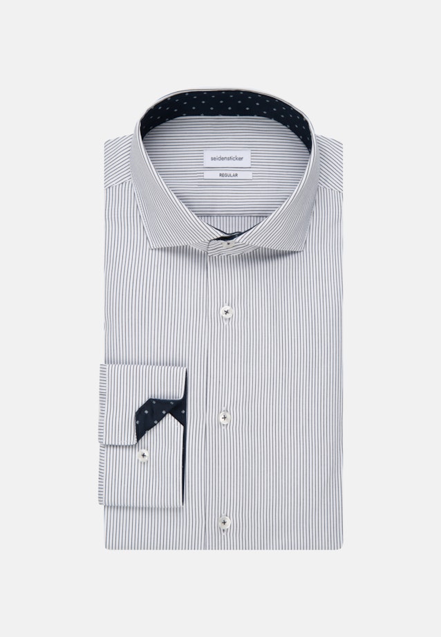 Non-iron Twill Business Shirt in Regular with Kent-Collar in White |  Seidensticker Onlineshop