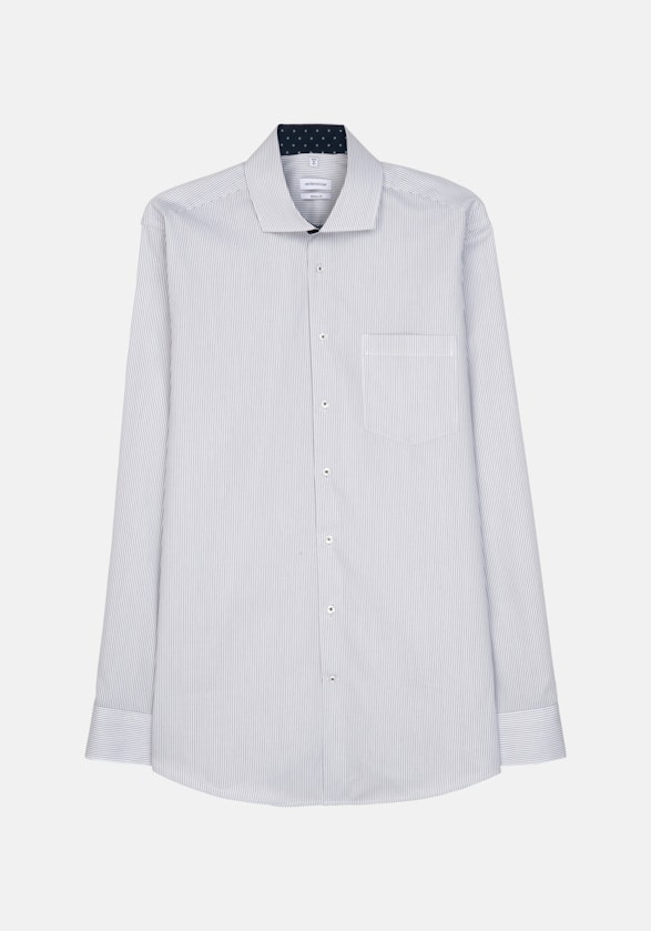 Non-iron Twill Business Shirt in Regular with Kent-Collar in White |  Seidensticker Onlineshop