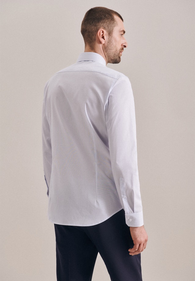 Slim Business Hemd Karo in Hellblau |  Seidensticker Onlineshop