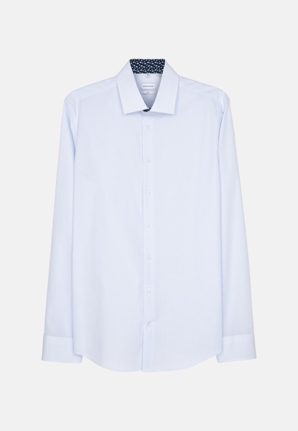 Slim Business Hemd Karo in Hellblau |  Seidensticker Onlineshop