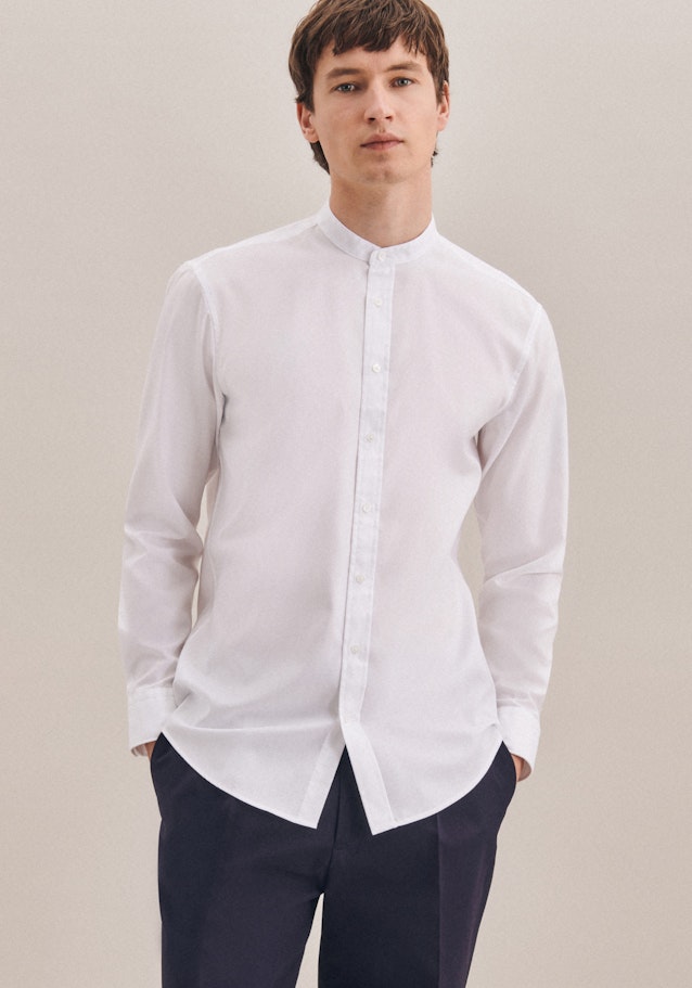 Regular Business Shirt Uni in White |  Seidensticker Onlineshop