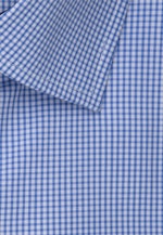 Shaped Business Shirt Check in Light Blue |  Seidensticker Onlineshop