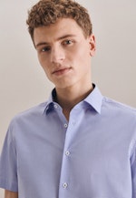 Shaped Business Shirt Check in Light Blue |  Seidensticker Onlineshop