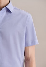 Shaped Business Shirt Check in Light Blue |  Seidensticker Onlineshop