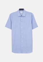Shaped Business Shirt Check in Light Blue |  Seidensticker Onlineshop