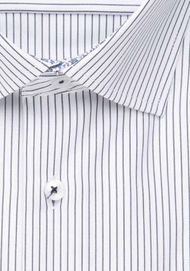 Bügelfreies Oxfordhemd in Shaped mit Kentkragen in Dunkelblau |  Seidensticker Onlineshop