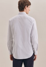 Shaped Oxfordhemd Streifen in Dunkelblau |  Seidensticker Onlineshop