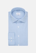 Shaped Jerseyhemd Streifen in Hellblau |  Seidensticker Onlineshop