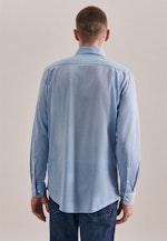 Regular Jerseyhemd Uni in Hellblau |  Seidensticker Onlineshop