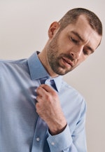Regular Jerseyhemd Uni in Hellblau |  Seidensticker Onlineshop