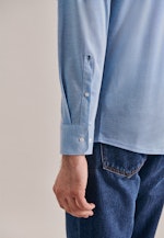 Regular Jerseyhemd Uni in Hellblau |  Seidensticker Onlineshop