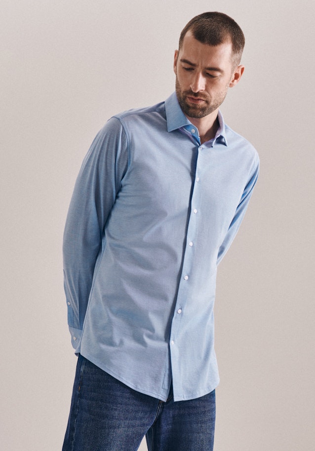 Jersey shirt in Light Blue |  Seidensticker Onlineshop