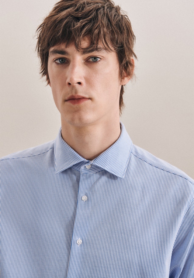 Jerseyhemd in Lichtblauw |  Seidensticker Onlineshop