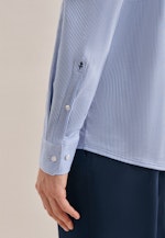 Regular Jerseyhemd Streifen in Hellblau |  Seidensticker Onlineshop