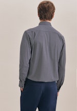 Regular Jerseyhemd Druck in Dunkelblau |  Seidensticker Onlineshop