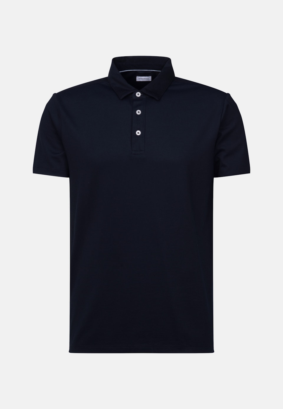 Kragen Polo-Shirt Tailliert (Slim-Fit) in Dunkelblau |  Seidensticker Onlineshop