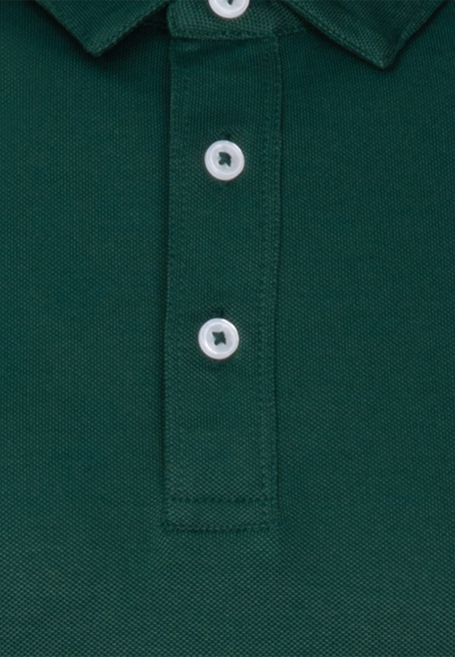 Kragen Polo-Shirt in Grün |  Seidensticker Onlineshop