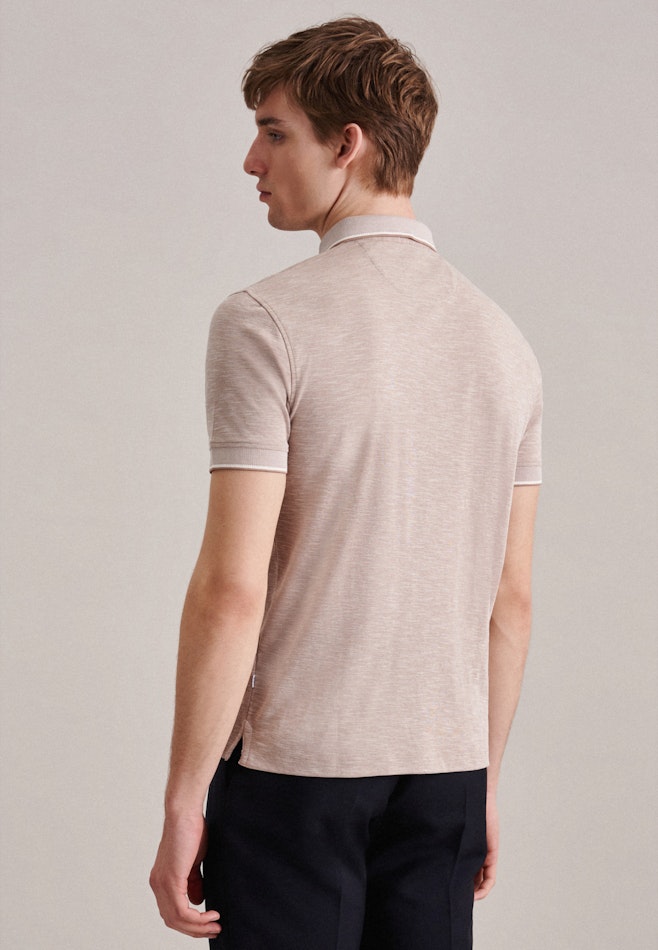 Collar Polo-Shirt in Brown | Seidensticker online shop