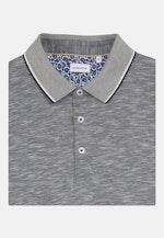 Tailliert (Slim-Fit) Polo-Shirt Druck in Grau |  Seidensticker Onlineshop