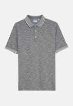 Tailliert (Slim-Fit) Polo-Shirt Druck in Grau |  Seidensticker Onlineshop