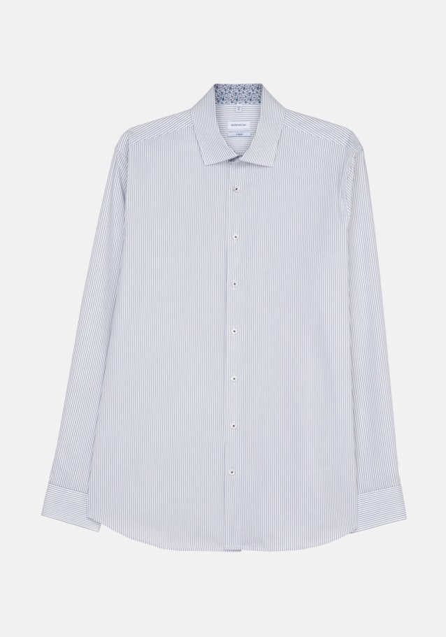 Non-iron Oxfordhemd in X-Slim with Kentkraag in Donkerblauw |  Seidensticker Onlineshop