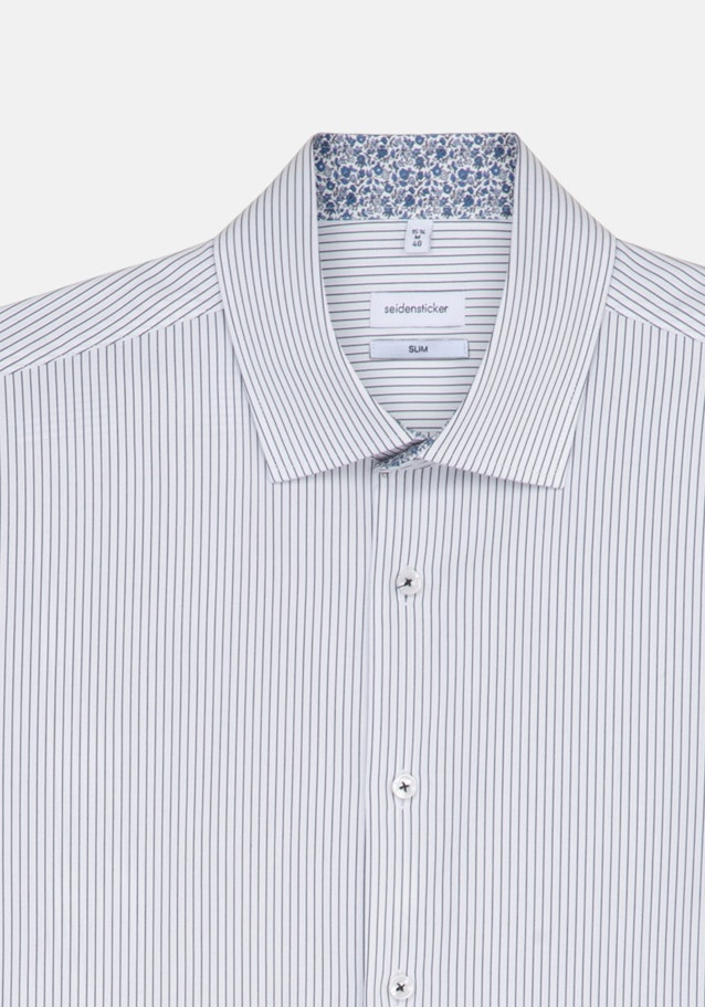 Non-iron Oxford shirt in Slim with Kent-Collar in Dark Blue |  Seidensticker Onlineshop