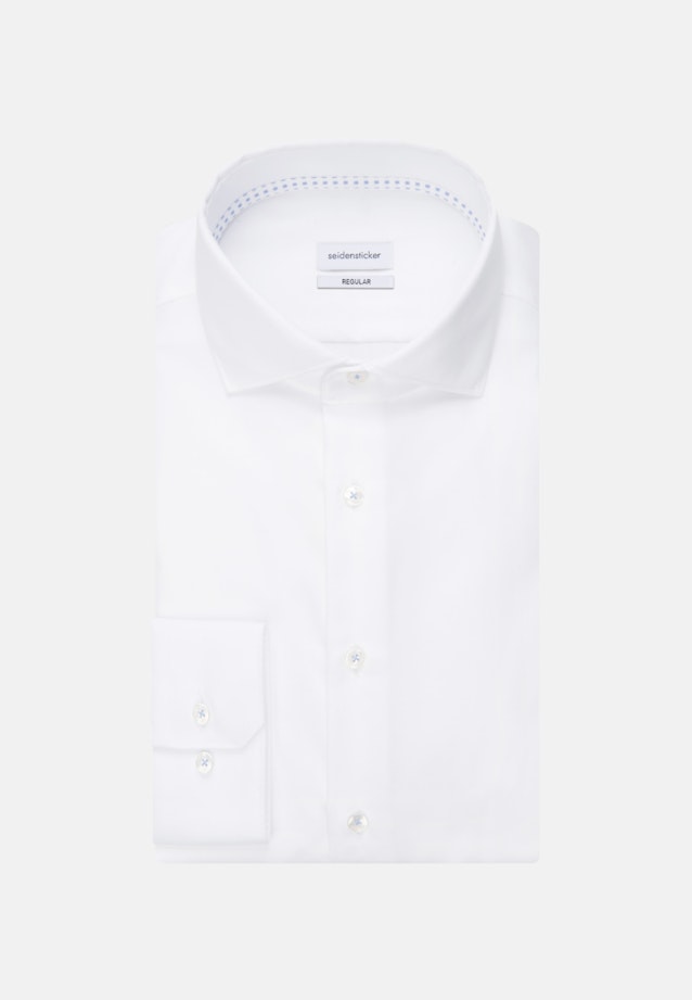 Regular Business Shirt Uni in White |  Seidensticker Onlineshop