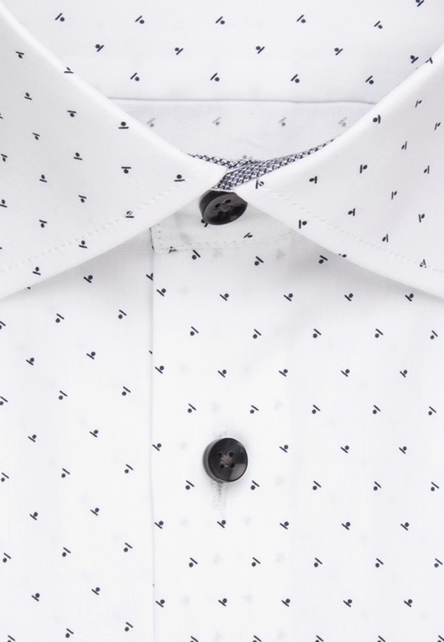 Shaped Business Hemd Print in Grau |  Seidensticker Onlineshop