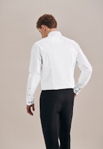 Shaped Business Hemd Print in Grau |  Seidensticker Onlineshop