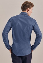 Shaped Business Hemd Uni in Mittelblau |  Seidensticker Onlineshop